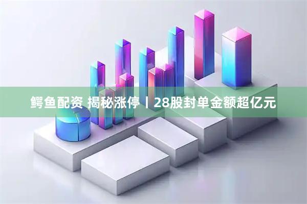 鳄鱼配资 揭秘涨停丨28股封单金额超亿元